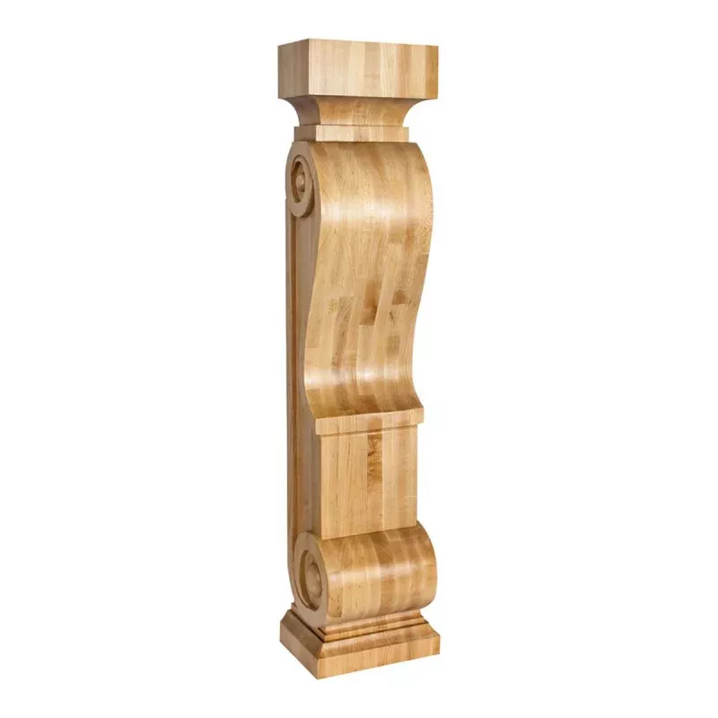 Hardware Resources Cherry Scandinavian Romanesque Transitional Fireplace Corbel