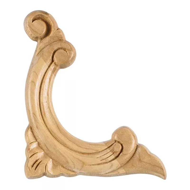 Hardware Resources Hard Maple Acanthus Corner Applique