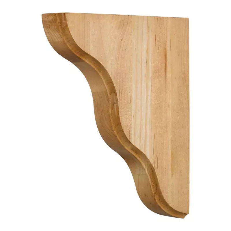Hardware Resources Hard Maple Smooth Contour Bar Bracket