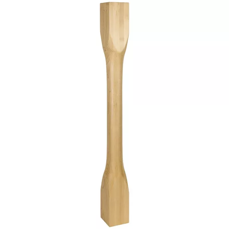 Hardware Resources Rubberwood Cathedral Turned Post