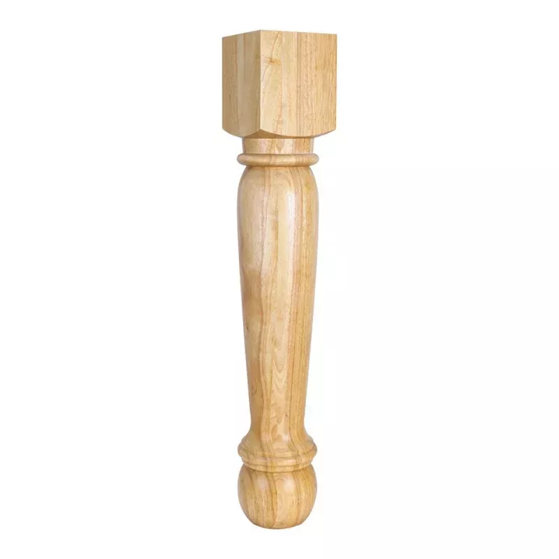 Hardware Resources Rubberwood Turned Post