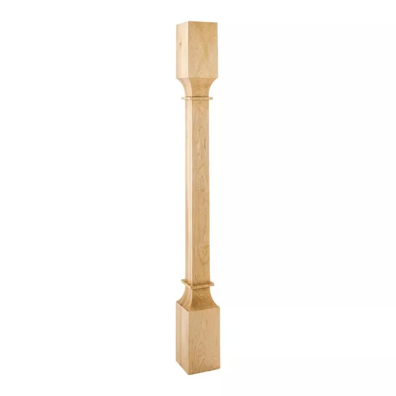 Hardware Resources Square Natural Hard Maple Wood Post