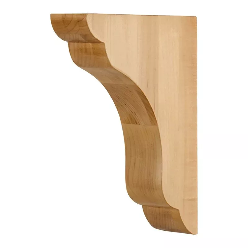 Hardware Resources White Birch Wood Bar Bracket