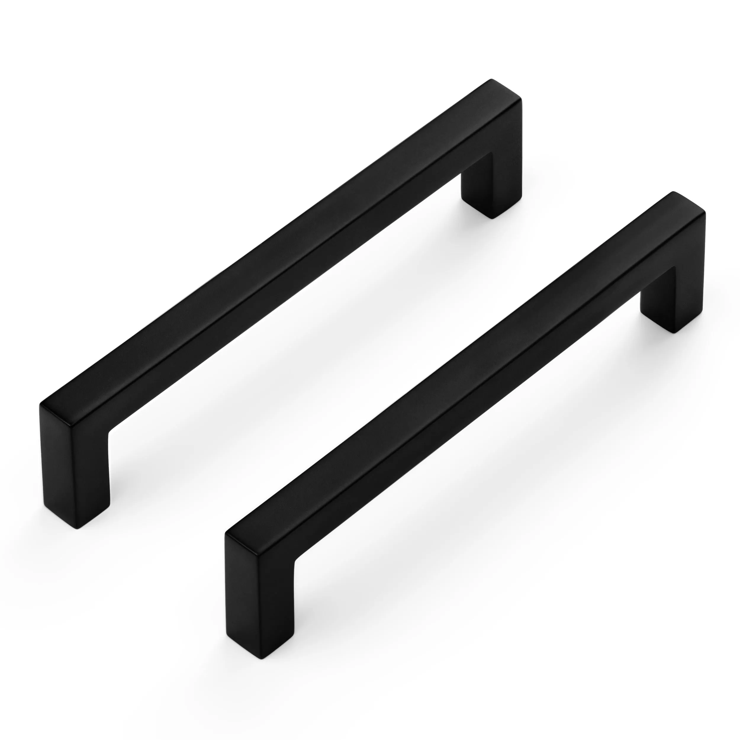 Hestia Hardware 10 Pack 5 Inch Modern Square Cabinet Handle