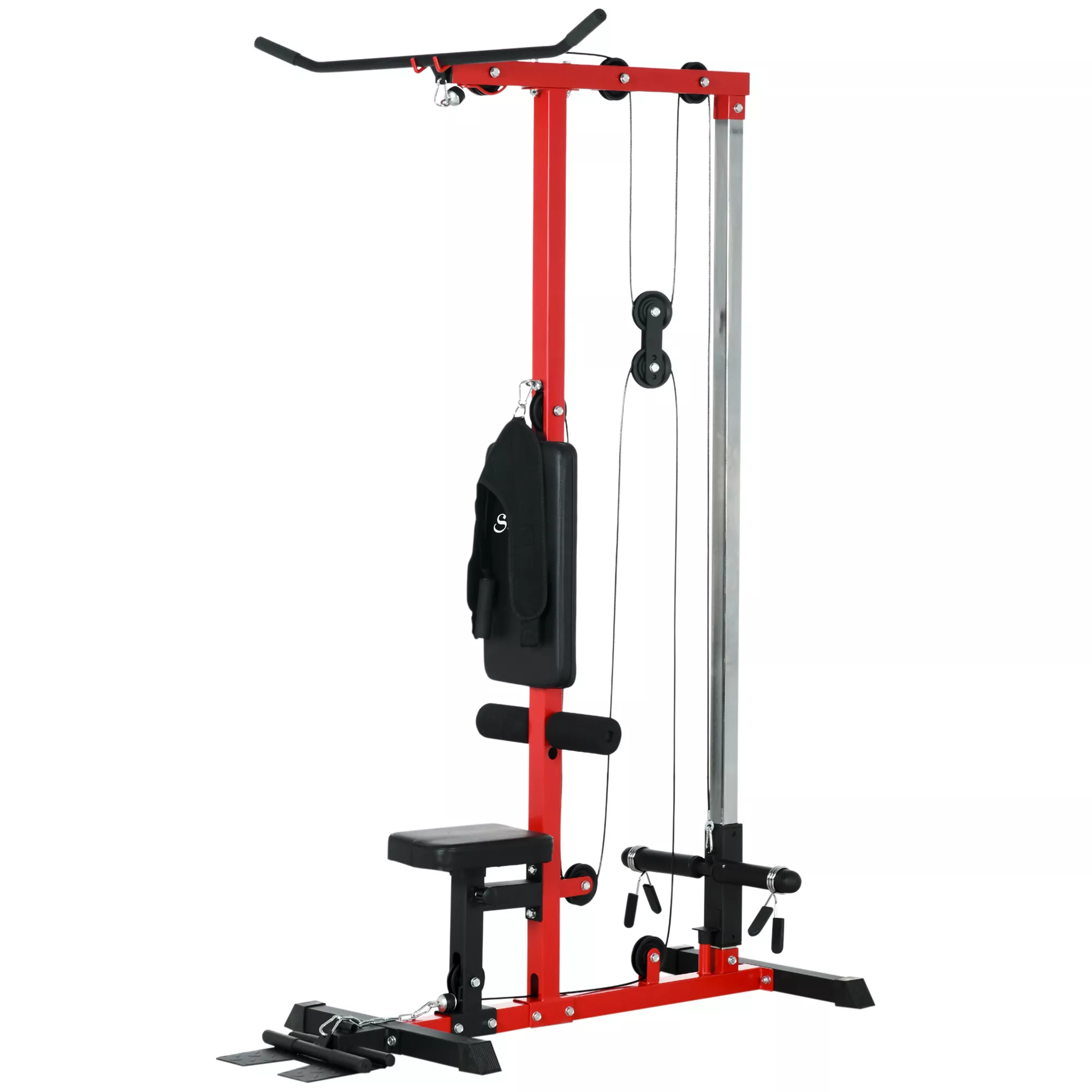 Hivvago Adjustable Lat Pull Down Machine for Upper Body Workouts