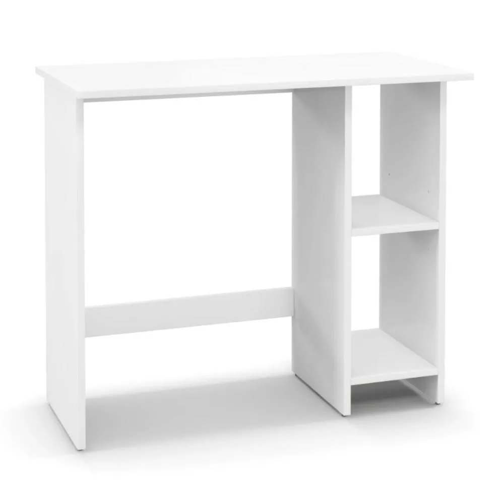 Hivvago Small Computer Desk with Storage and Adjustable Shelf
