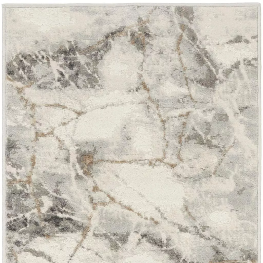 HomeRoots Abstract Non Skid Runner Rug