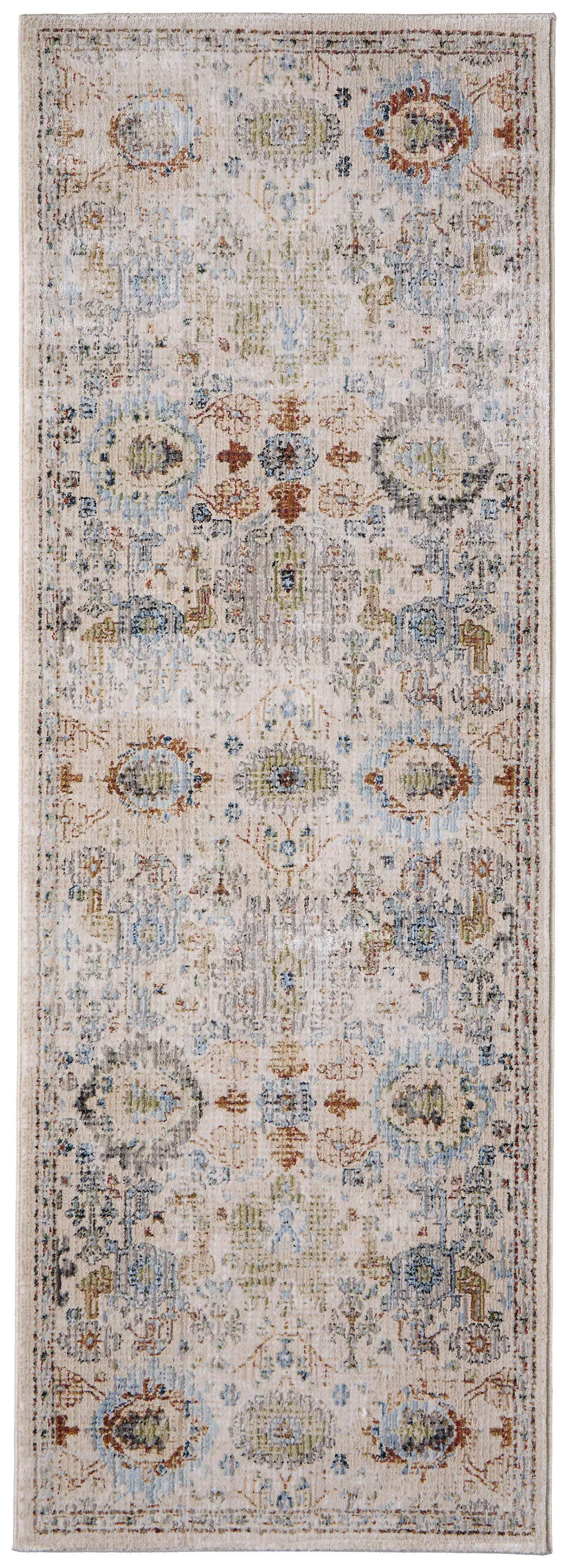 HomeRoots Floral Runner Rug