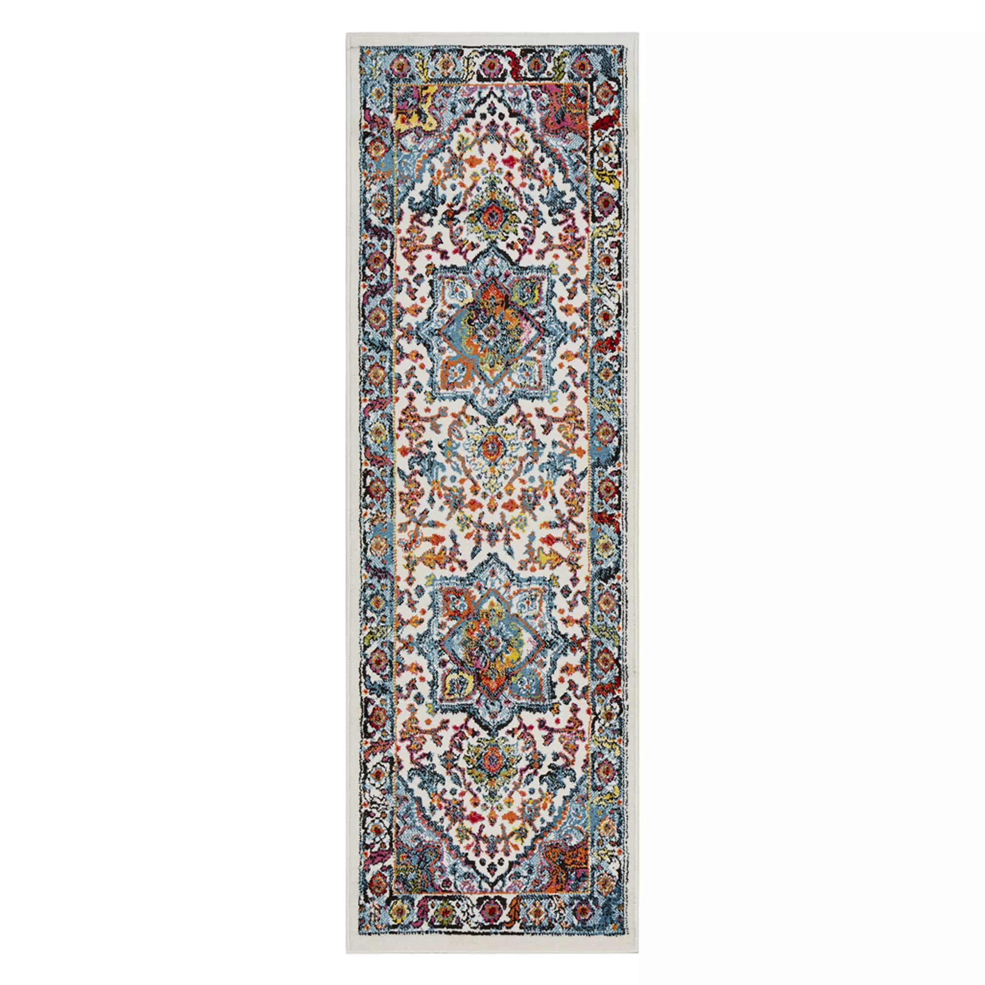 HomeRoots Medallion Runner Rug