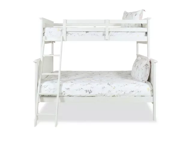 Hunter Hill White Twin Over Full Bunk Bed