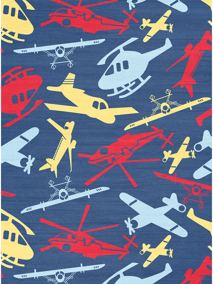 Imagination IMA06 Navy/Multicolor 4' x 6' Rug