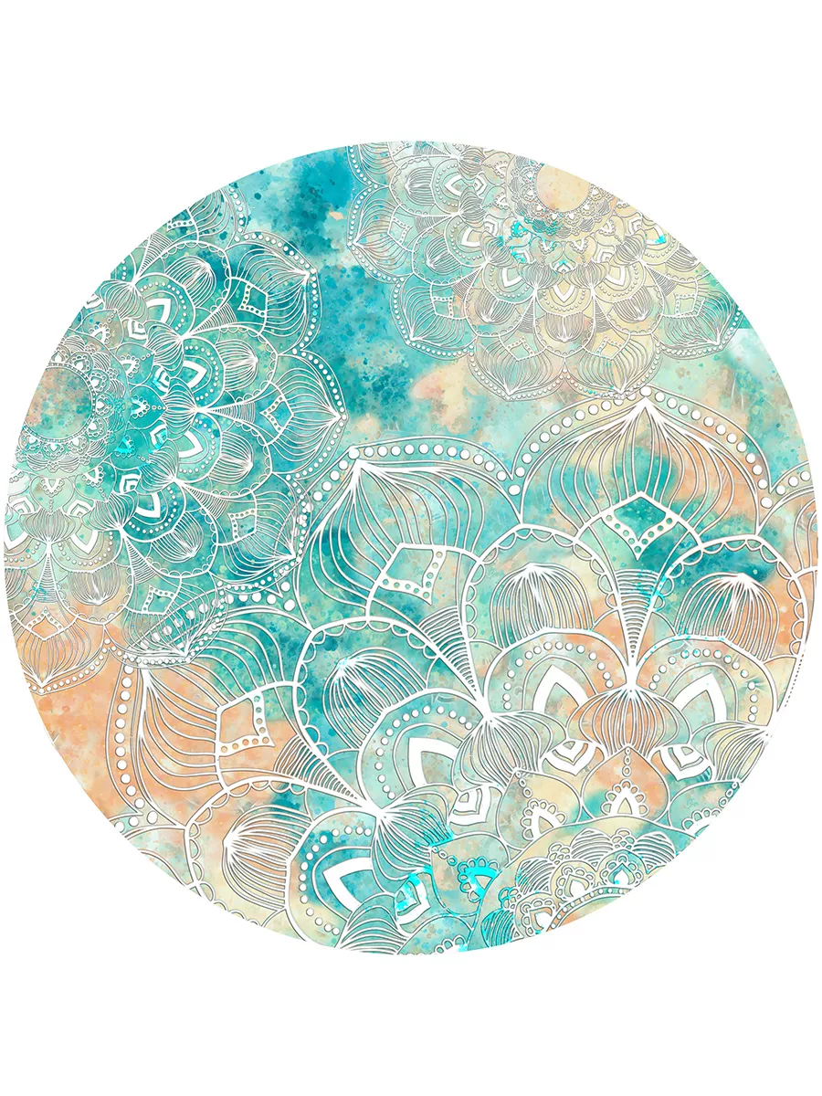 Imagination IMA11 Multicolor 5' Round Rug