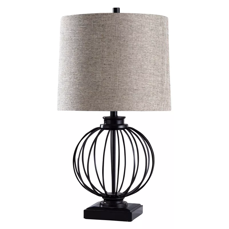 Industrial Sphere Table Lamp