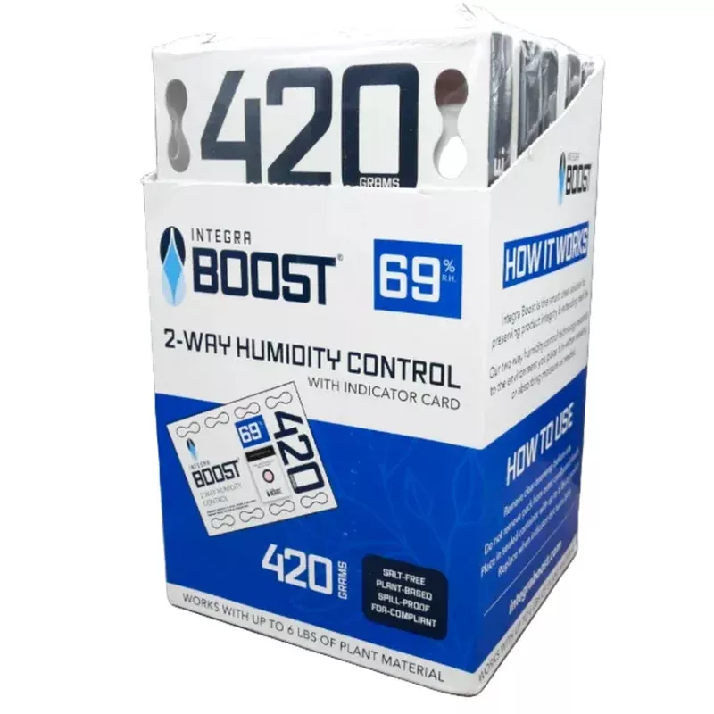 Integra Boost 420g RH 69% Humidity Pack - Individually Wrapped - (5 Count Display)