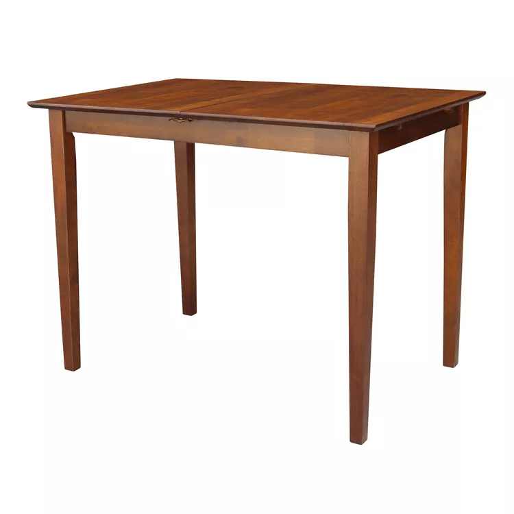 International Concepts Counter Height Table with Butterfly Leaf - Solid Wood