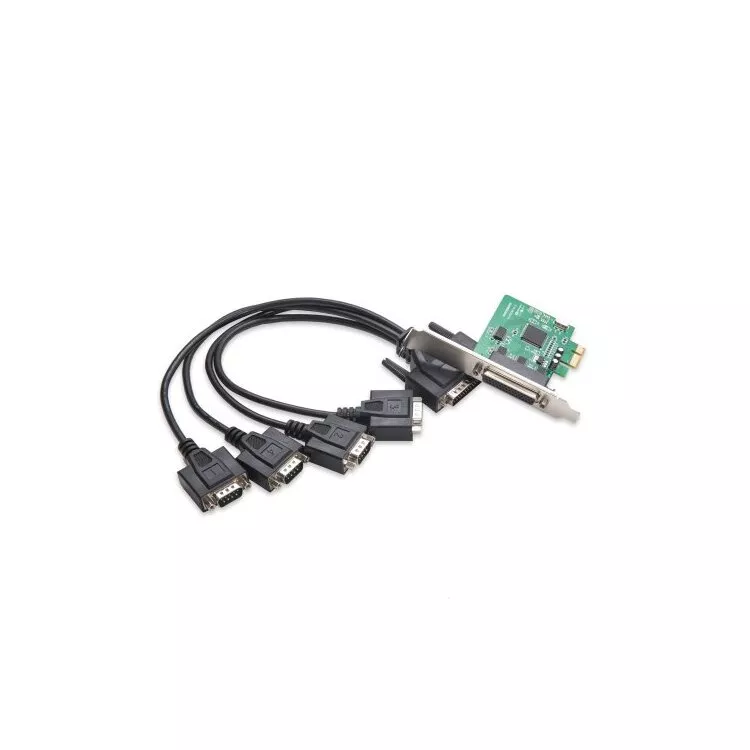IOCrest 4 Port DB9 Serial PCI-E Card - RS232 Expansion