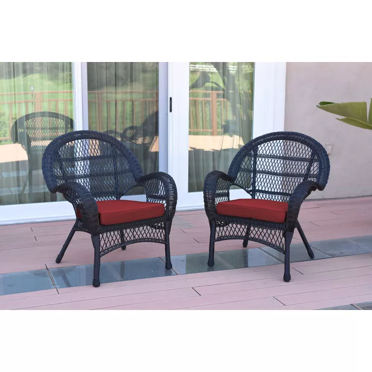 Jeco Wicker Lounge Chairs