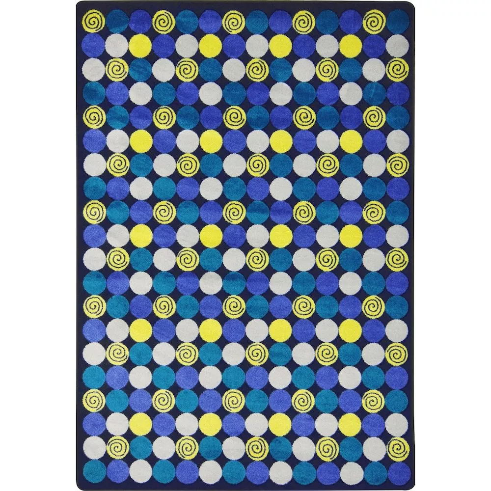 Joy Carpets Kid Essentials RoundaboutArea Rug