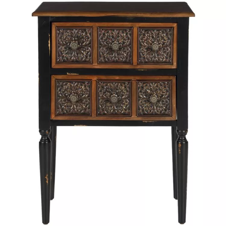 Kenneth 2 Drawer Side Table