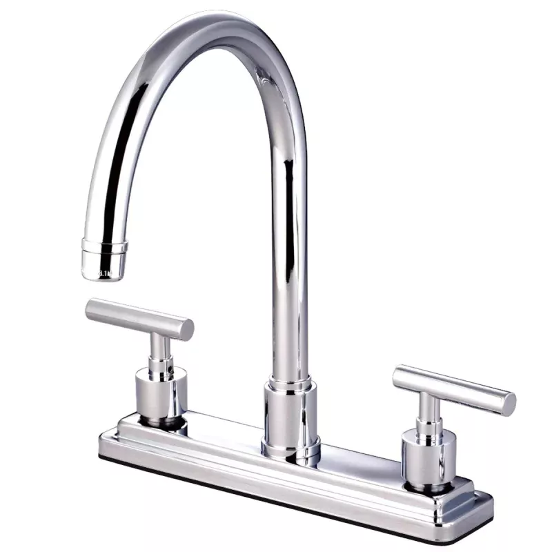 Kingston Brass Manhattan Double Handle 8" Kitchen Faucet