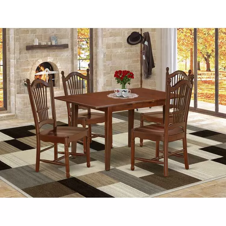 Kitchen Table Set for 4 - Modern Dining Set with Chairs