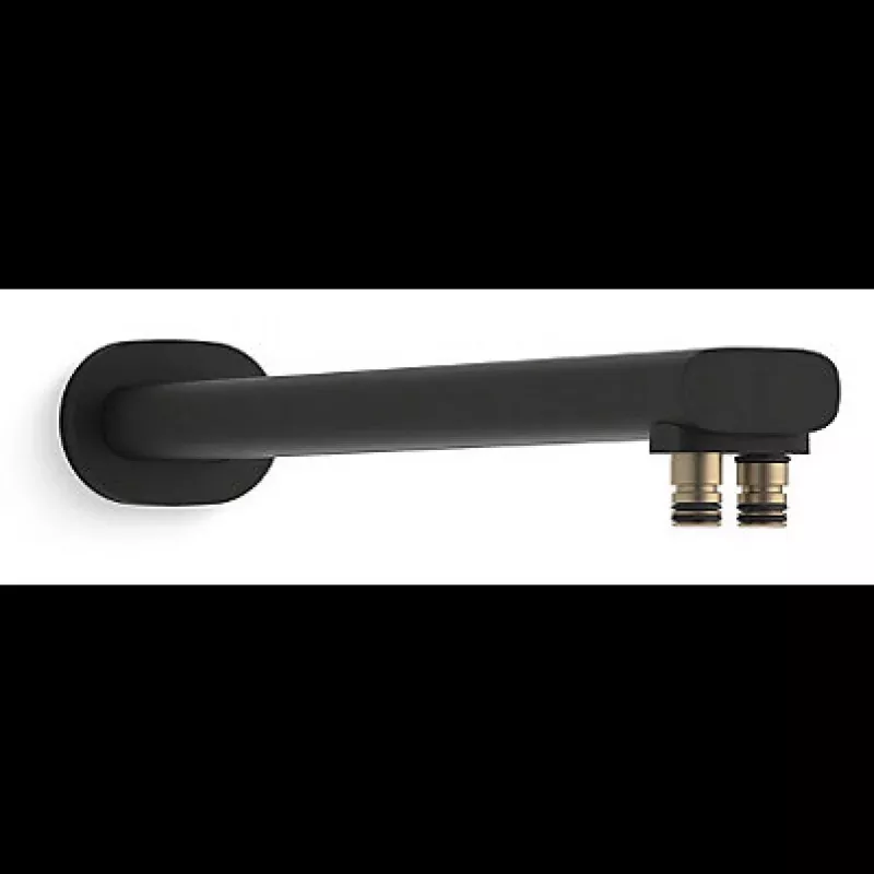 Kohler K-26323T-BL 14" Multi-Function Wall Mount Overhead Shower Arm (Black)
