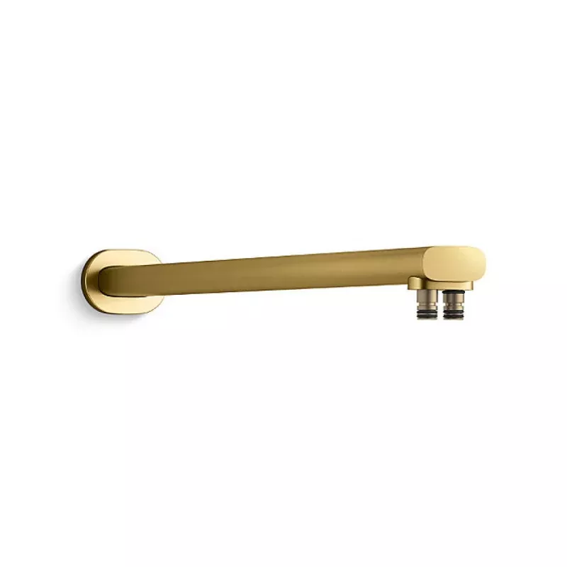Kohler K-26324T-2MB 19" Multi-Function Wall Mount Overhead Shower Arm (Roman Brass)