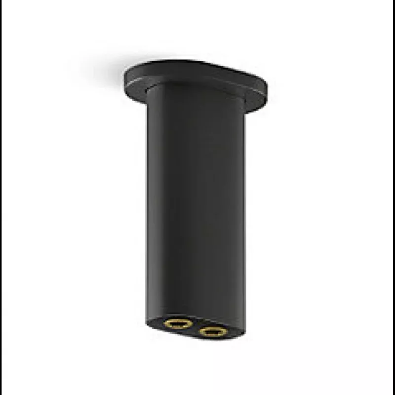 Kohler K-26325T-BL 5" STATEMENT Multi-Function Ceiling Mount Overhead Shower Arm (Black)