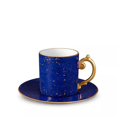 Lapis Espresso Cup & Saucer by L'Objet