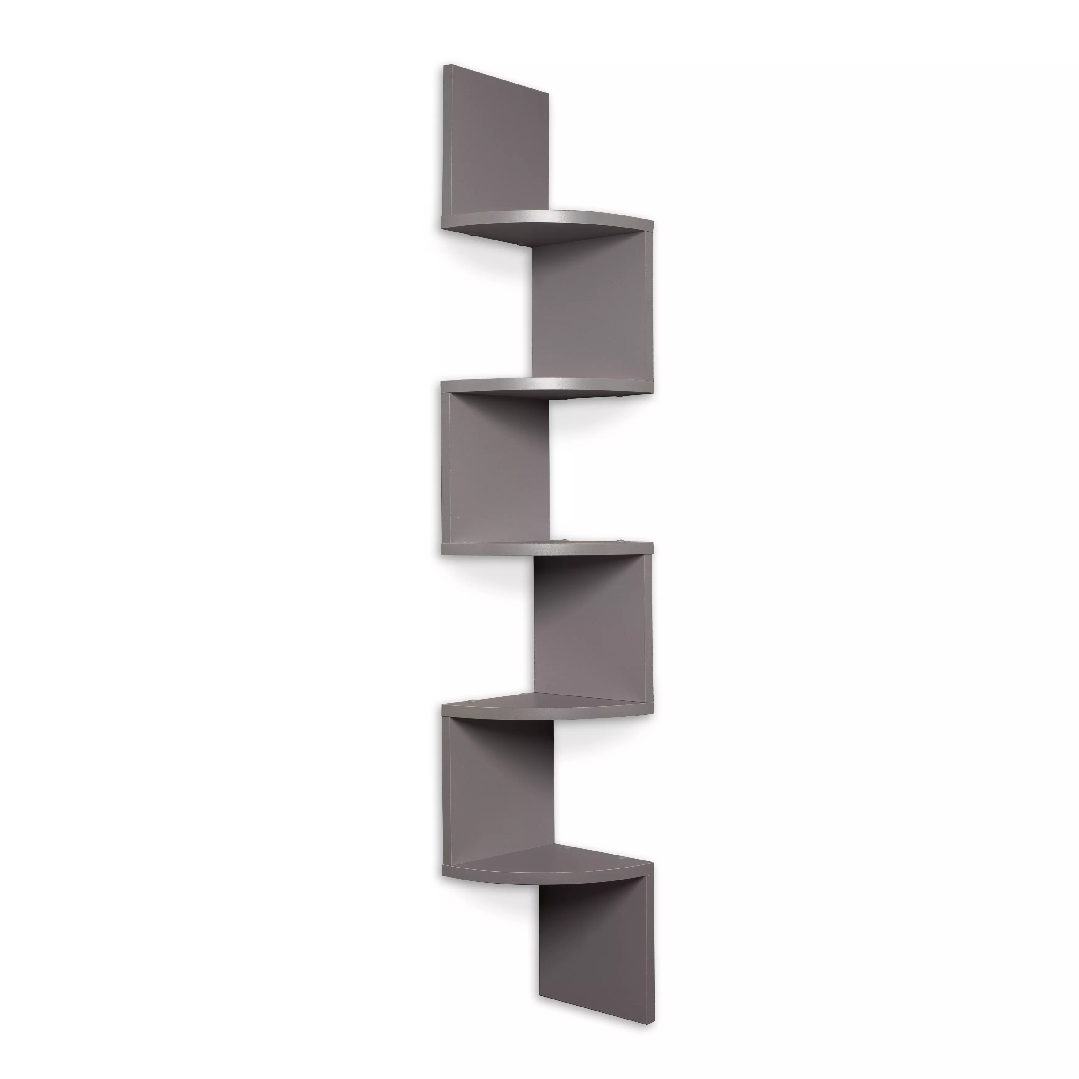 Large Laminated Corner Wall Mount Shelf