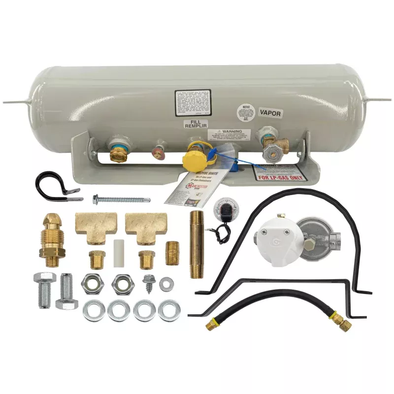 Larger Capacity LP Tank w/Level Indicator