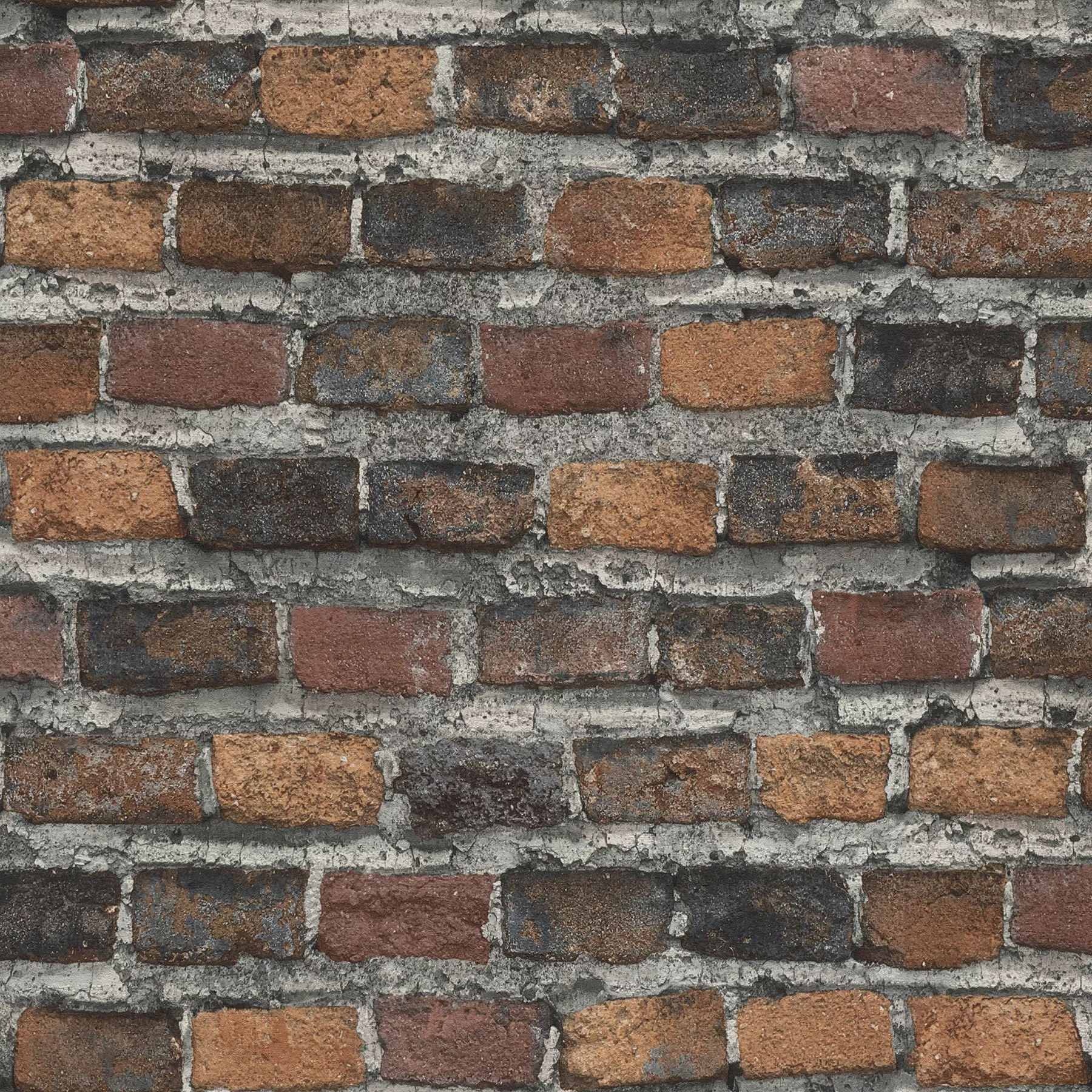 Lennox Rust Brick Wallpaper (Set of 2)