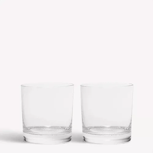Limelight Double Old Fashioned, 15 oz., Set of 2, by Göran Wärff for Kosta Boda