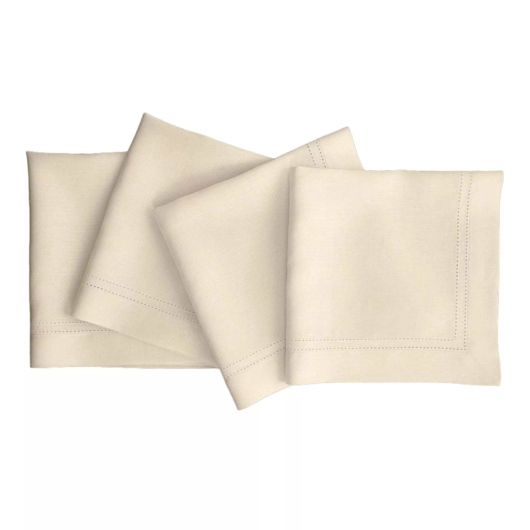 Linen Dinner Napkins - Linen Double Hemstitch