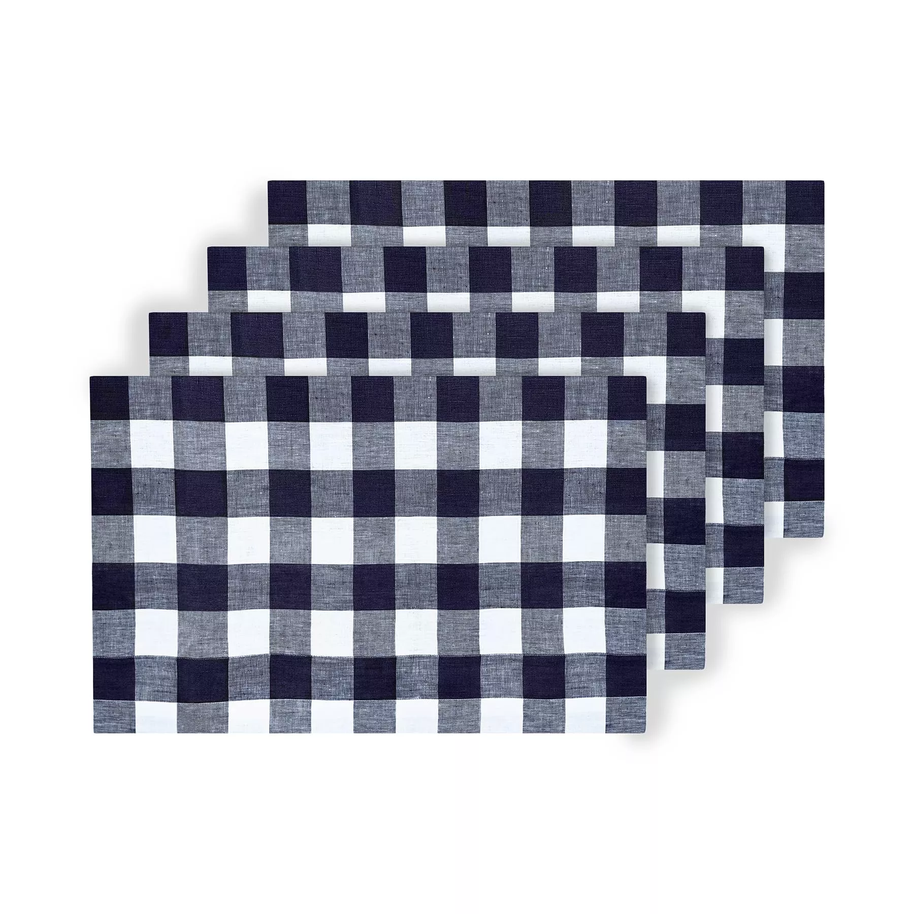 Linen Placemats - Buffalo Check