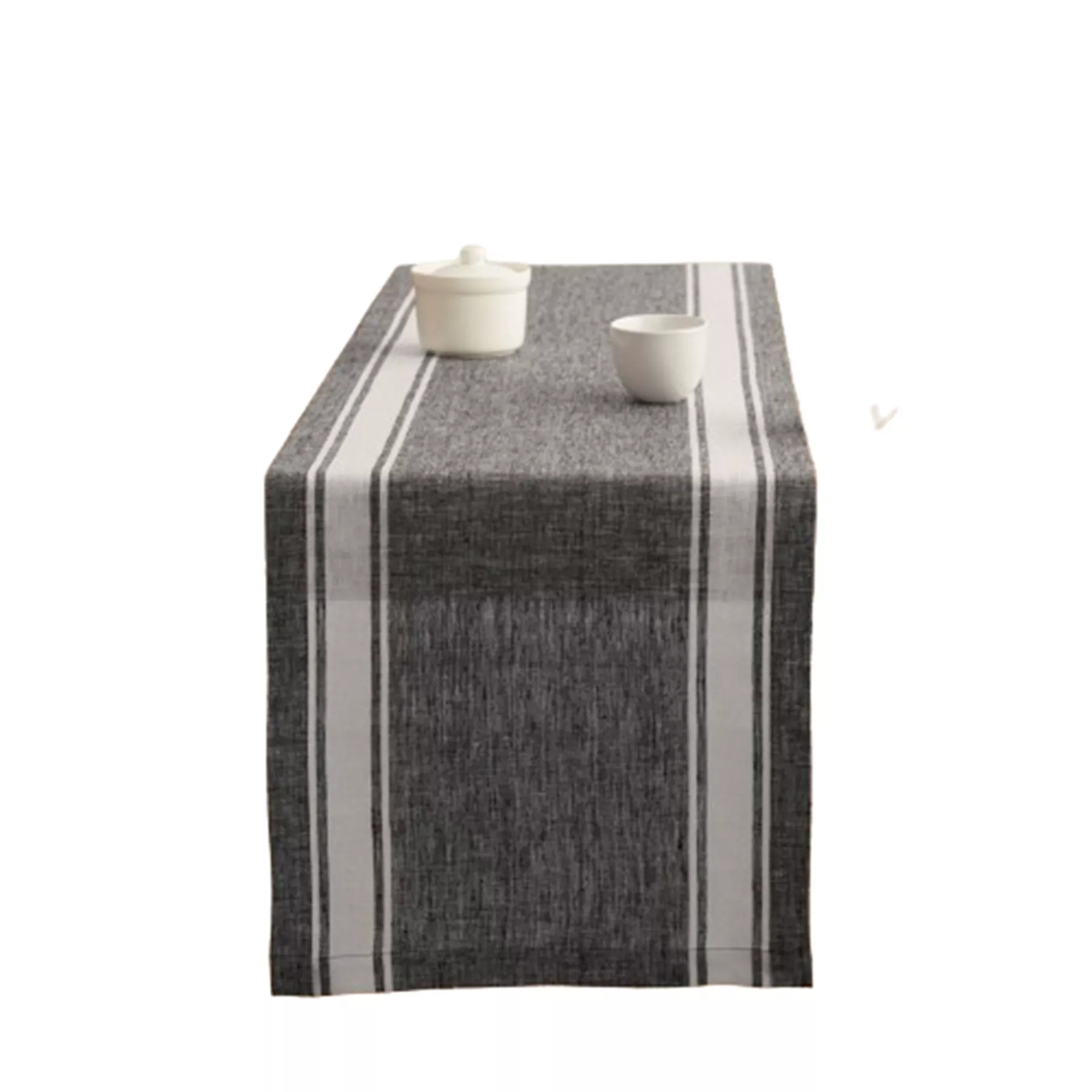 Linen Table Runner - Country Stripe