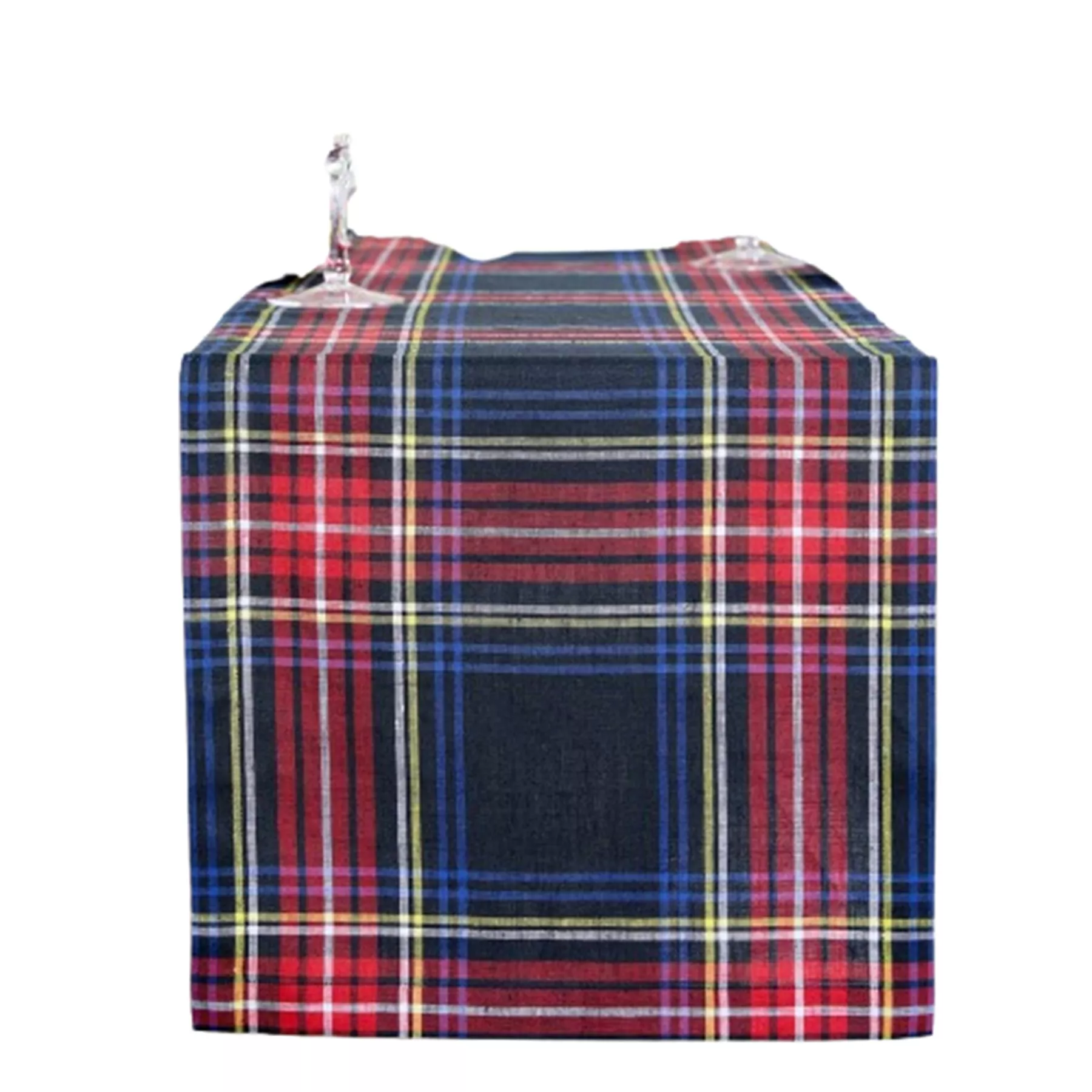 Linen Table Runner - Stewart Plaid