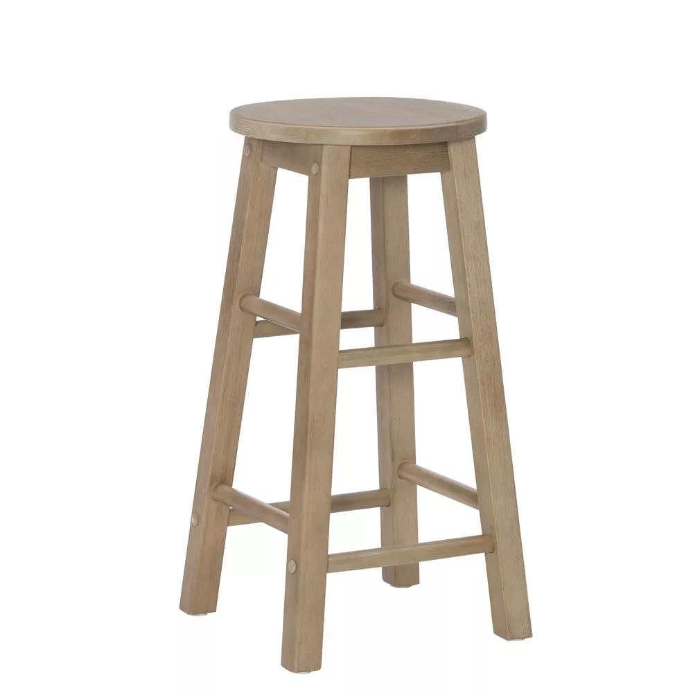 Linon 24 Inches Counter Stool Grey Wash
