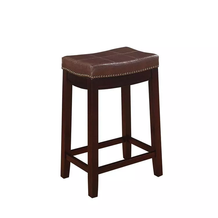 Linon Claridge Brown Counter Stool Dark Brown