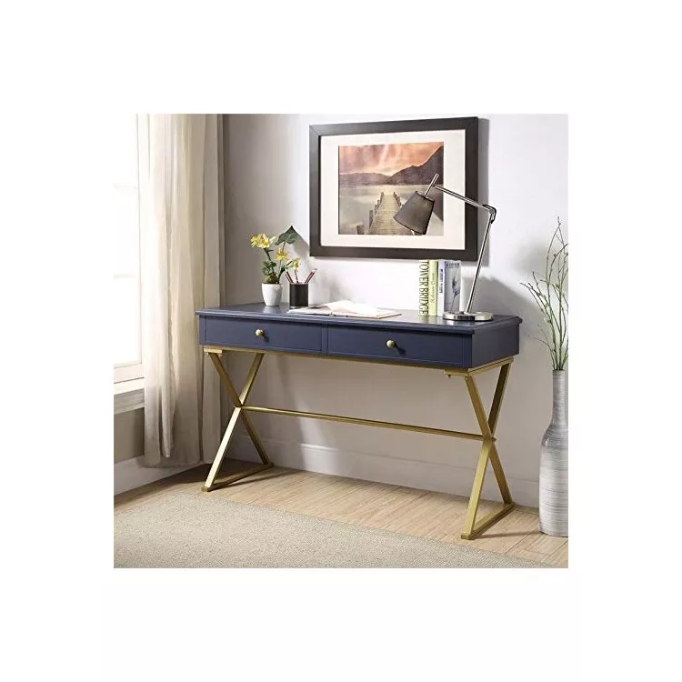 Linon Emma Blue Desk Blue