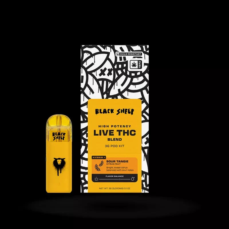 Live THCa Blend Pod Starter Kit: Sour Tangie 3g