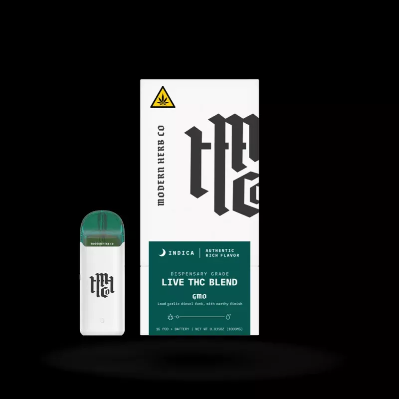 Live THCa Pod Starter Kit: GMO (Indica), 1g