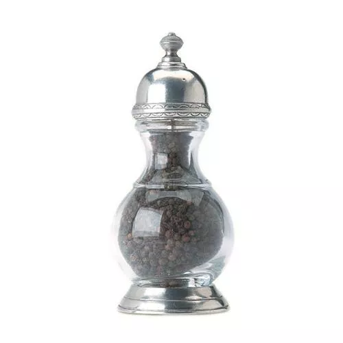 Lucca Salt and Pepper Grinders by Match Pewter