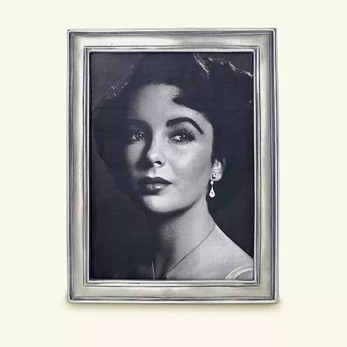 Lugano Large Rectangle Frame, 5" x 7" by Match Pewter