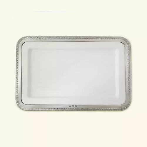 Luisa Rectangular Platter or Tray by Match Pewter