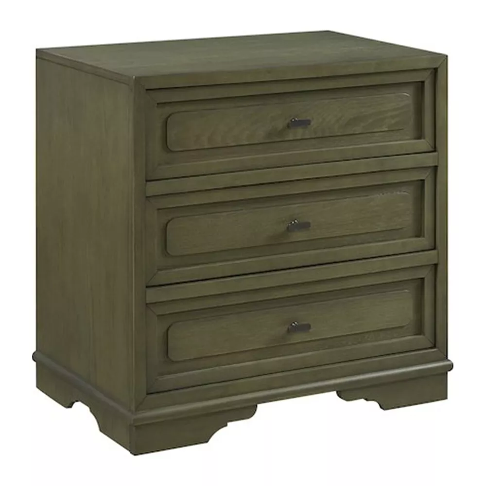Magnolia 3 Drawer Nightstand - Pistachio