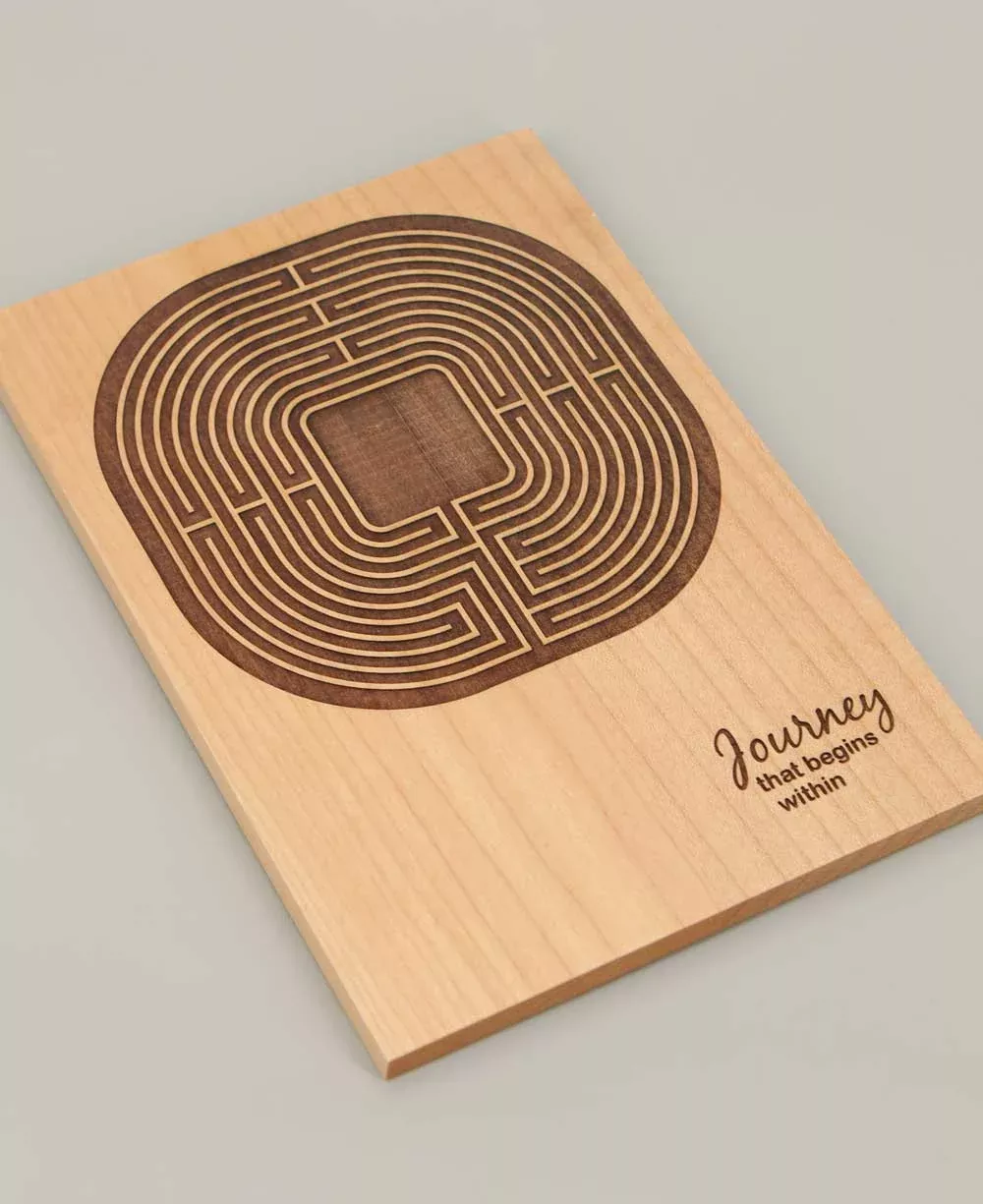 Maple Wood Square Meditation Labyrinth