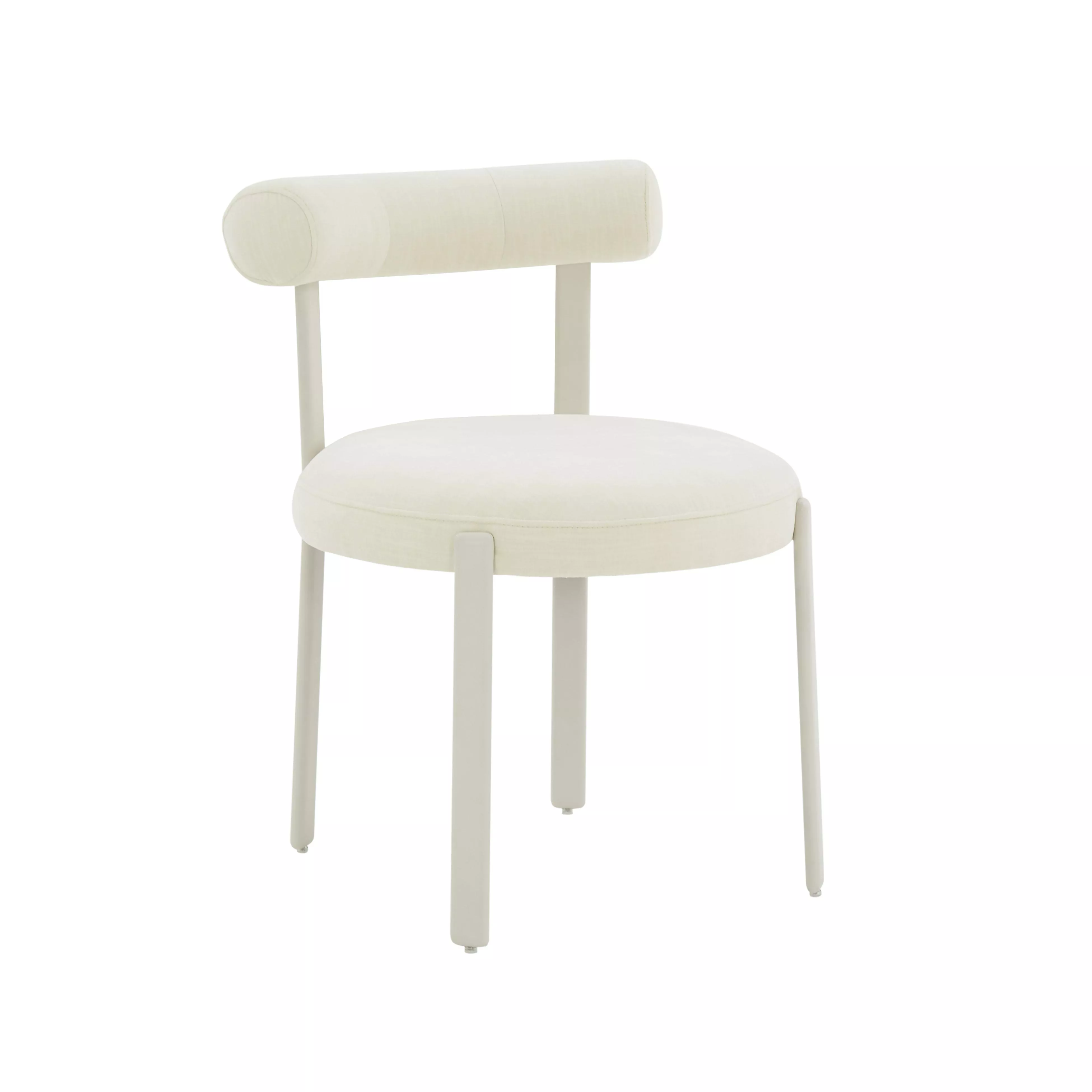 Margaret Chocolate Brown Boucle Dining Chair