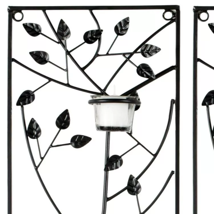 Margot Tea Light Climbing Leaves Wall Decor