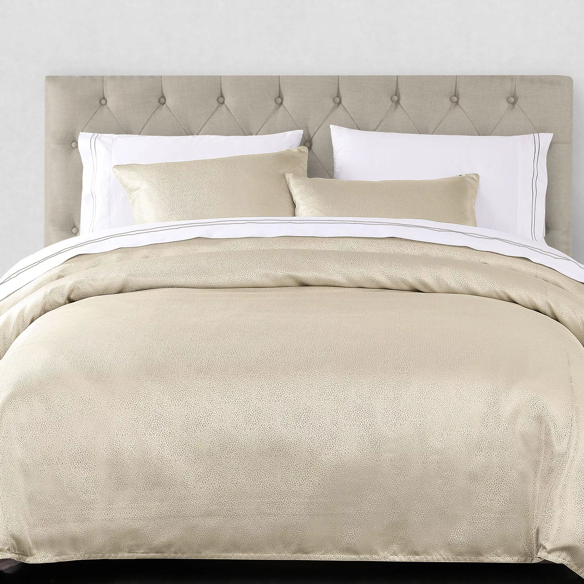 Marilyn Modern Bubble Gold King Duvet Cover Set